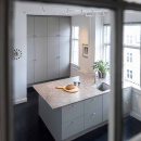 Möbelknopf T Helix - Edelstahl-Optik