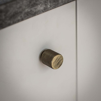 Möbelknopf Helix - 20mm - Antik-Bronze