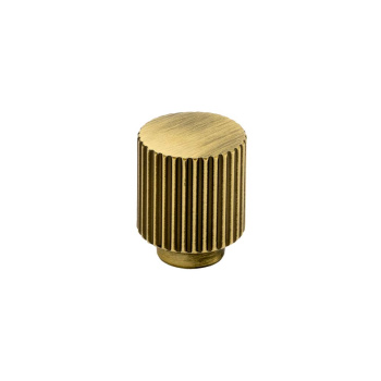 Möbelknopf Helix Stripe - 20mm - Antik-Bronze