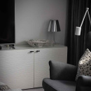 Möbelknopf T Helix Stripe - Mattschwarz