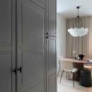 Möbelknopf T Helix Stripe - Mattschwarz