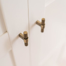 Möbelknopf T Helix Stripe - Antik-Bronze