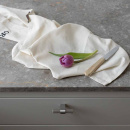 Möbelknopf T Helix Stripe - Edelstahl-Optik