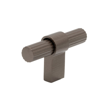 Möbelknopf T Helix Stripe - Dunkelbronze