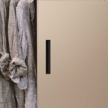 Einlassgriff Cubic - 160mm - Mattschwarz