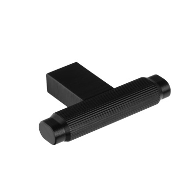 Möbelknopf T Brooklyn - Gebürstetes Schwarz in der Gruppe Knöpfe / Alle Knöpfe anzeigen / Griffknauf T-Form bei Beslag Online (317540-11)