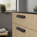 Möbelgriff Miro - 160mm - Mattschwarz