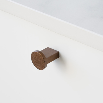 Möbelknopf Nexx Ø25mm - Gebürstete Bronze