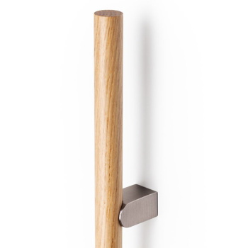 Möbelgriff Kumo Wood - Eiche/Edelstahl-Optik