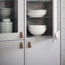 Loop Round - Leder Braun/Chrom