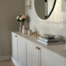 Möbelknopf Esther - Poliertes Messing