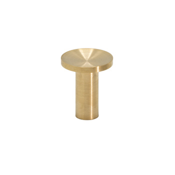 Möbelknopf Sture - 18mm - Gebürstetes Unbehandeltes Messing