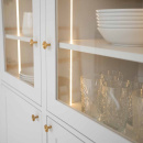 Möbelknopf Sture - 28mm - Gebürstetes Unbehandeltes Messing