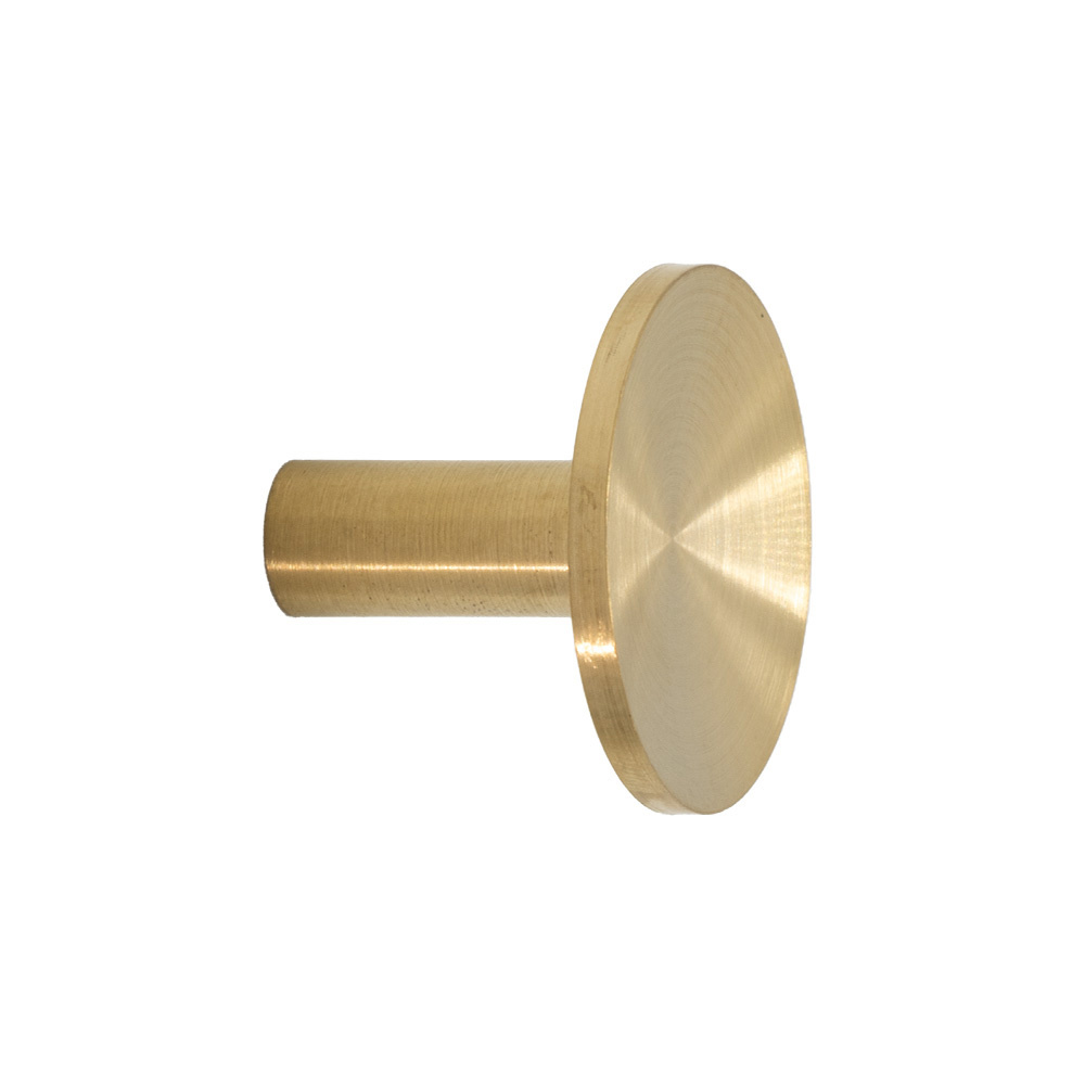 Haken Sture - 28mm - Gebürstetes Unbehandeltes Messing