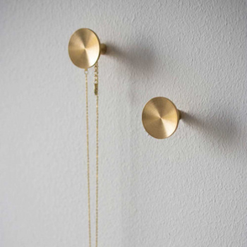 Haken Sture - 28mm - Gebürstetes Unbehandeltes Messing