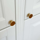 Möbelknopf Dalby - Poliertes Unbehandeltes Messing