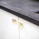 Möbelknopf Dalby - Poliertes Messing