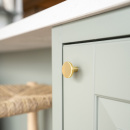 Möbelknopf Dalby - Poliertes Messing