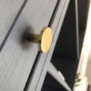 Möbelknopf Dalby - Poliertes Messing
