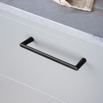 Möbelgriff Bob - 160mm - Mattschwarz
