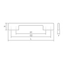 Möbelgriff Laia Mini - 160/192mm - Mattschwarz