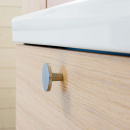 Möbelknopf Como Big - Edelstahl-Optik