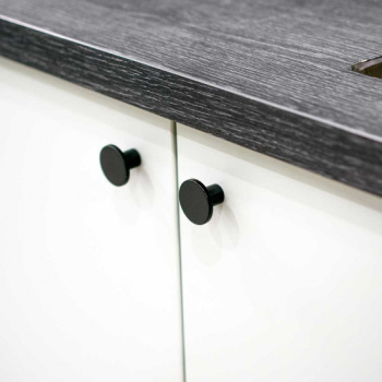 Möbelknopf Como - Edelstahl-Optik
