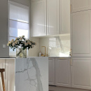 Möbelgriff Este - 160mm - Gebürstetes Messing