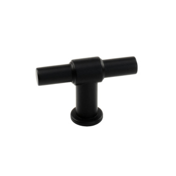 Möbelknopf T-type - Mattschwarz