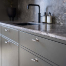 Möbelknopf T Uniform - Gebürsteter Edelstahl