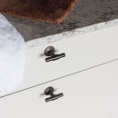 Möbelknopf T Uniform - Brünierte Messing