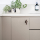 Möbelknopf T Uniform - Brünierte Messing