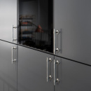 Möbelgriff Uniform - 128mm - Vernickelt