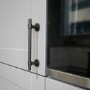 Möbelgriff Uniform - 128mm - Mattschwarz