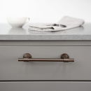 Möbelgriff Uniform - 128mm - Brünierte Messing