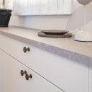 Möbelknopf Uno - Brünierte Messing