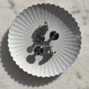 Möbelknopf Uno - Gebürsteter Edelstahl