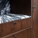 Möbelknopf Uno - Mattschwarz