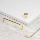 Möbelgriff Spira - Poliertes Messing