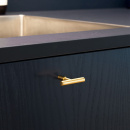 Möbelknopf T Spira - Poliertes Messing