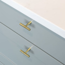 Möbelknopf T Spira - Poliertes Messing