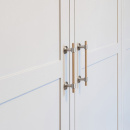 Möbelgriff Uniform - 128mm - Eiche/Gebürsteter Edelstahl