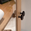 Möbelknopf T Oliver - Brünierte Messing