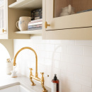 Möbelknopf T Oliver - Gebürstetes Messing