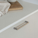 Möbelgriff Agnes - 128mm - Edelstahl-Optik