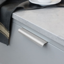 Kantengriff Lip - Gebürsteter Edelstahl