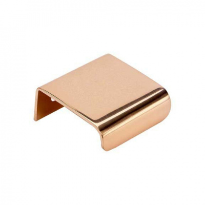 Kantengriff Lip - 40mm - Poliertes Kupfer in der Gruppe Griffe / Farbe/Material / Weitere Farben bei Beslag Online (343452-11)