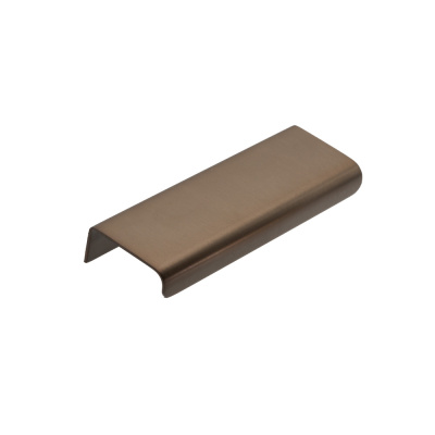 Kantengriff Lip - 120mm - Brünierte Messing in der Gruppe Griffe / Farbe/Material / Bronze bei Beslag Online (343459-11)