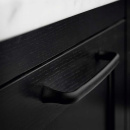 Möbelgriff Provence - 160mm - Gusseisen Schwarz