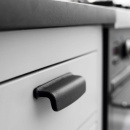 Möbelgriff Art - 96mm - Gusseisen Schwarz